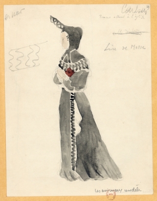 Femme-allant-a-leglise_Animaux modèles