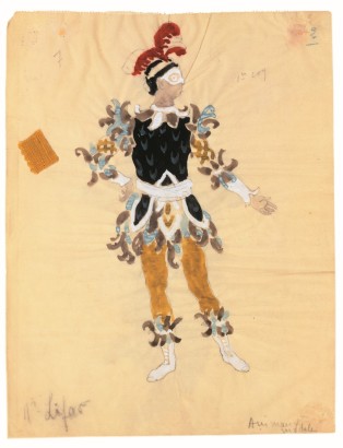 Costume-du-coq-noir-pour-Serge-Lifar-Bibliotheque-de-lOpera-de-Paris