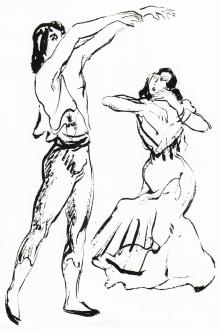 I328-Serge-Lifar-et-Teresina-dans-lAmour-Sorcier-1942-dessin-encre-de-chine-30.0x20.0cm-format-approx-